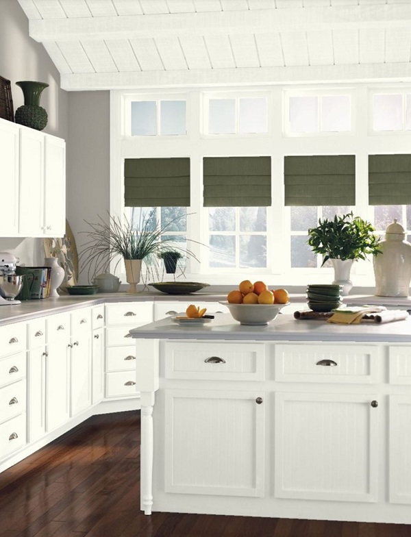 Benjamin Moore Cloud White Kitchen Cabinets