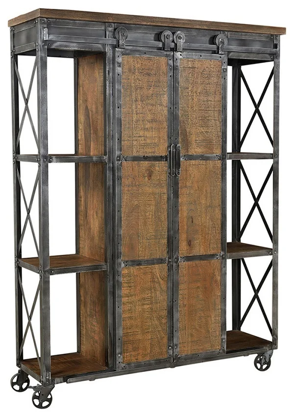 metal wood cabinet