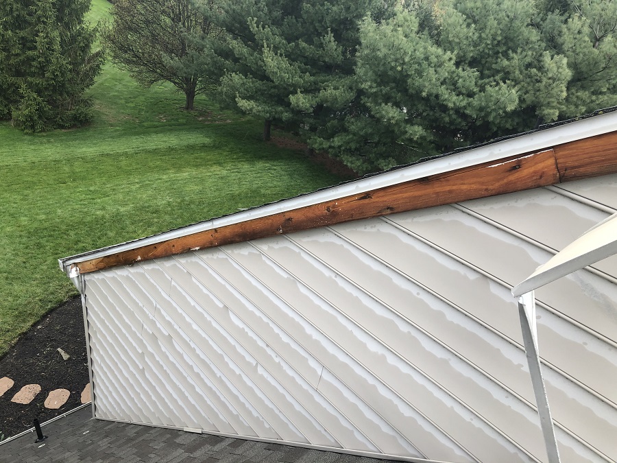 roof fascia damage