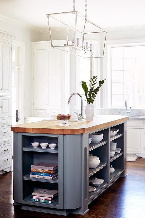 Curved Kitchen Island 