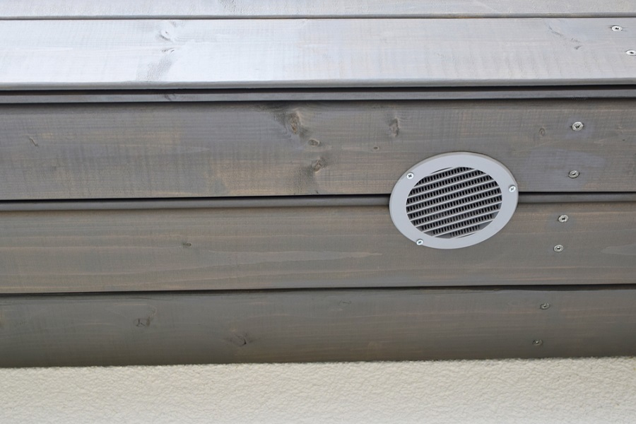 wooden vent cover