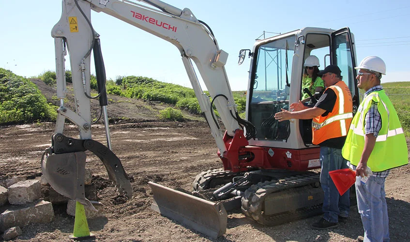 heavy equipment operating