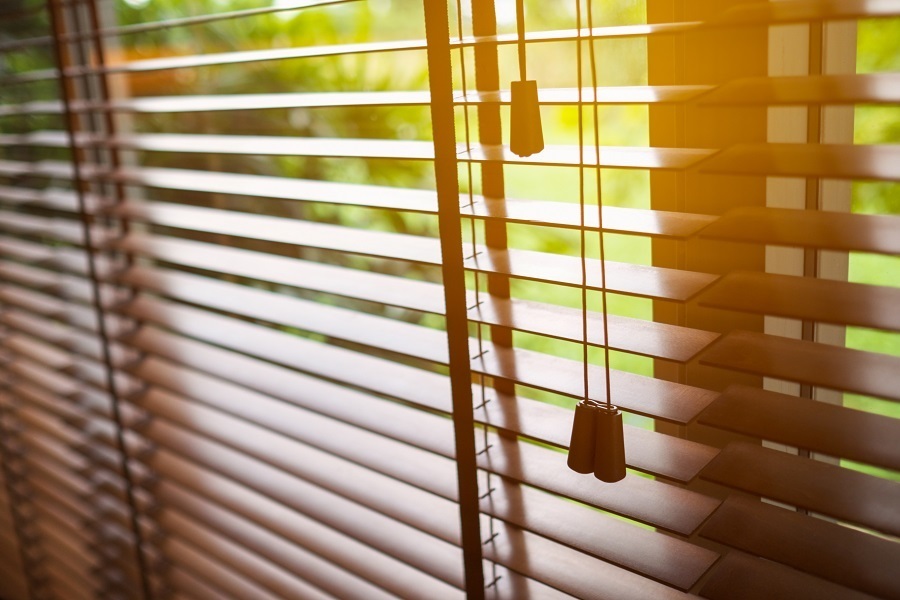 wooden blinds