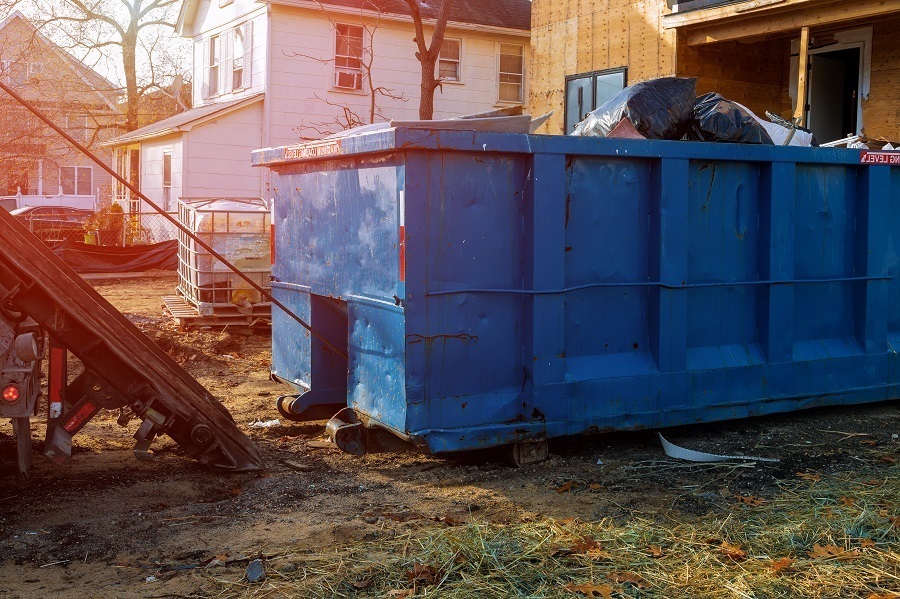 backyard junk container