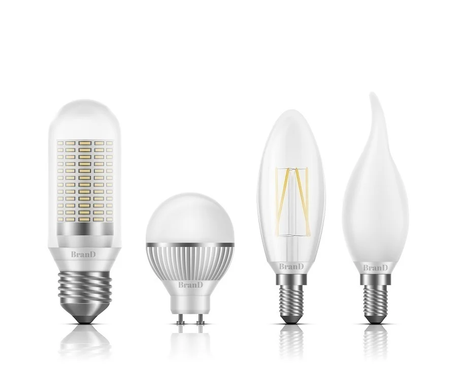 types of lightbulbs