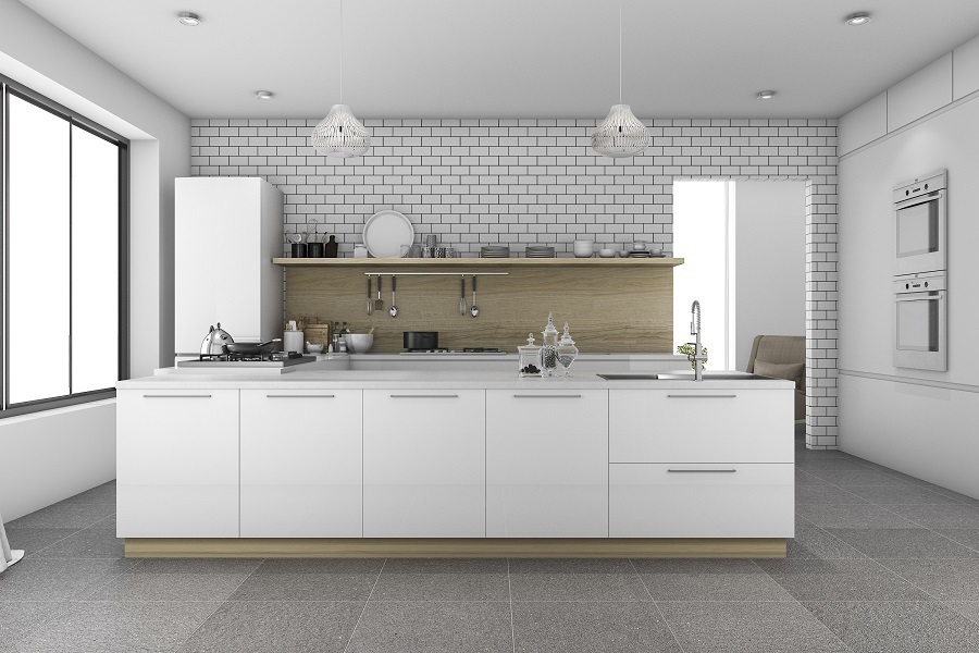 accent wall tiles kitchen