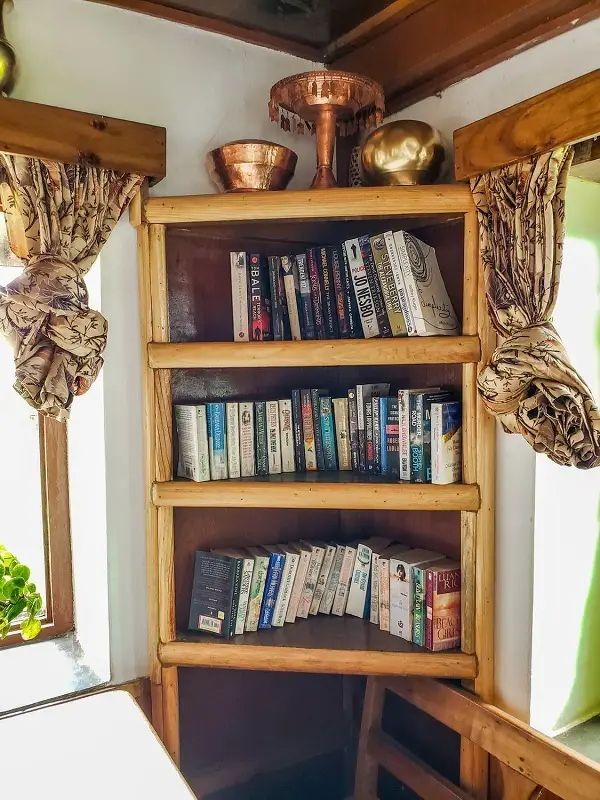 rustic bookcase