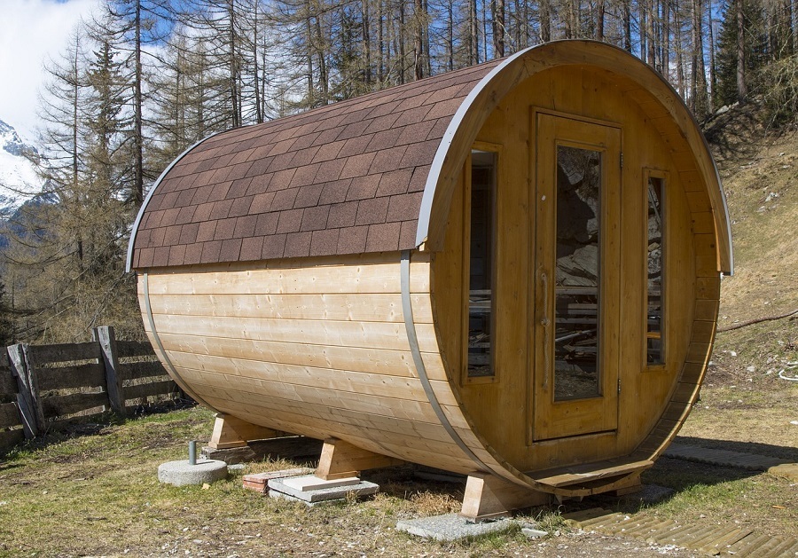 outdoor sauna