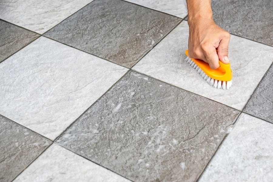 concrete floor tile