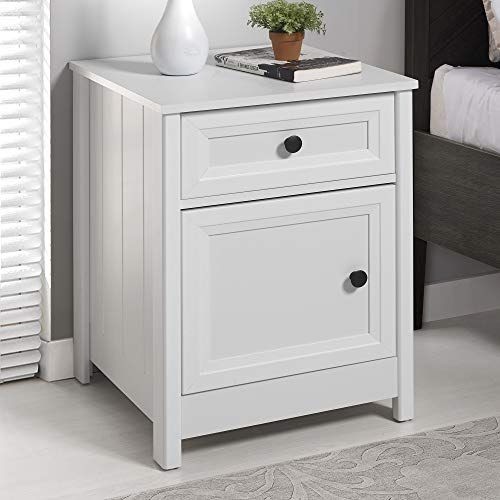white nightstand table