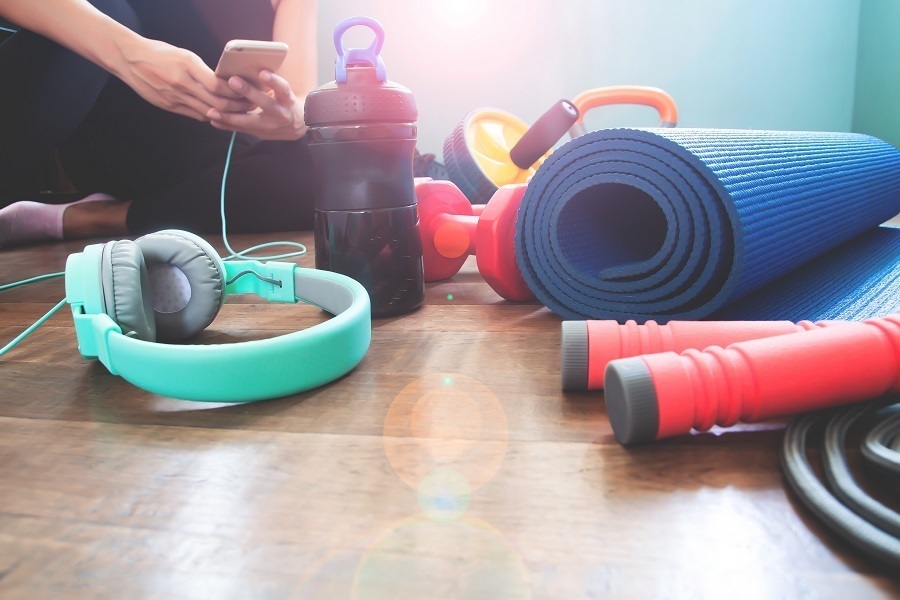 home gym equipment storage