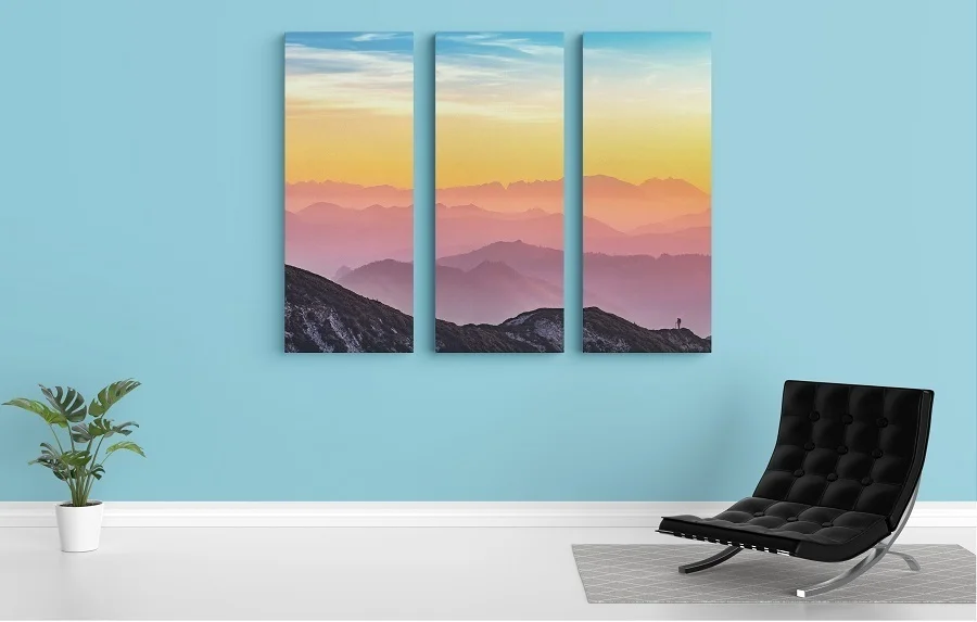 three canvas prints