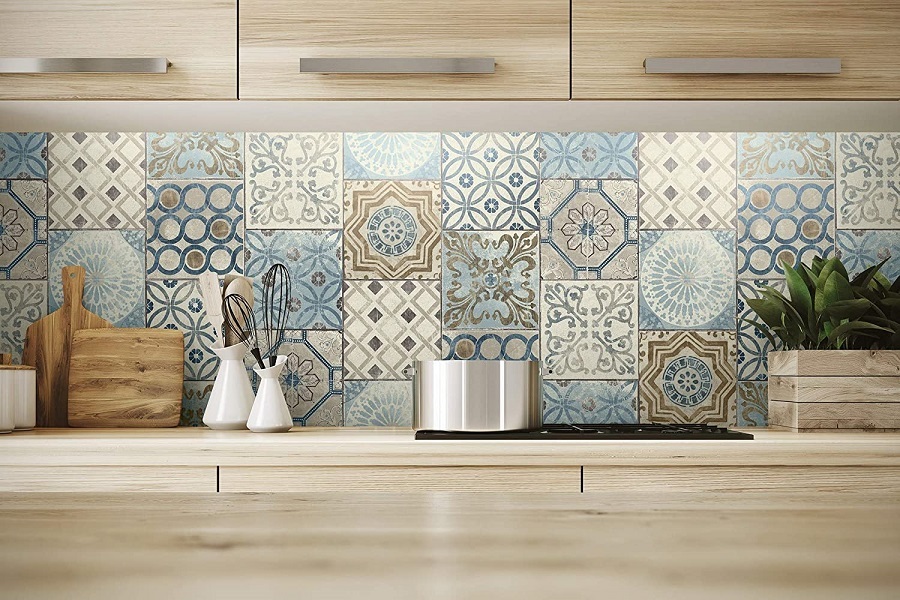 moroccan tile backsplash