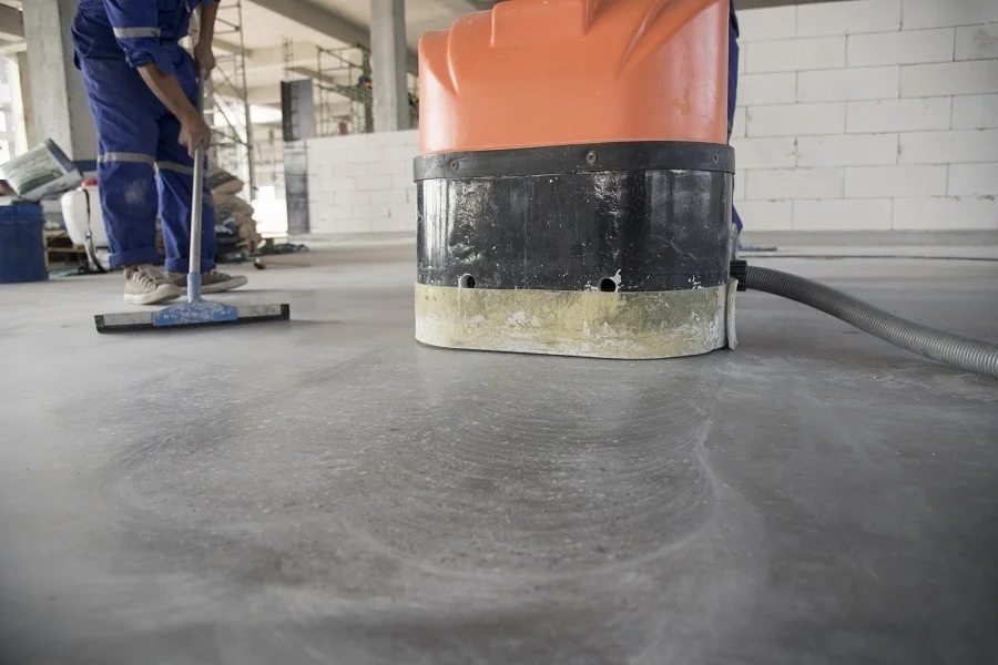 concrete floor