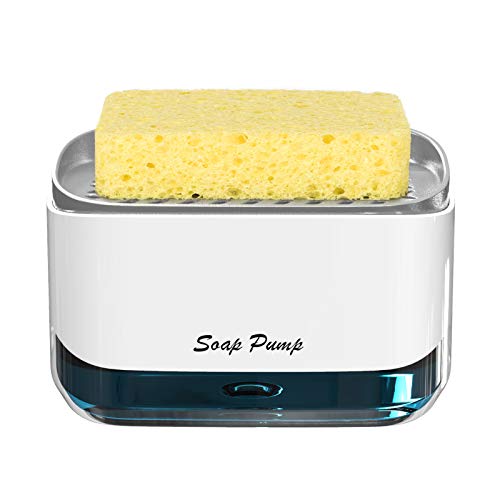 Kitchen Dish Soap Dispenser With Sponge Holder