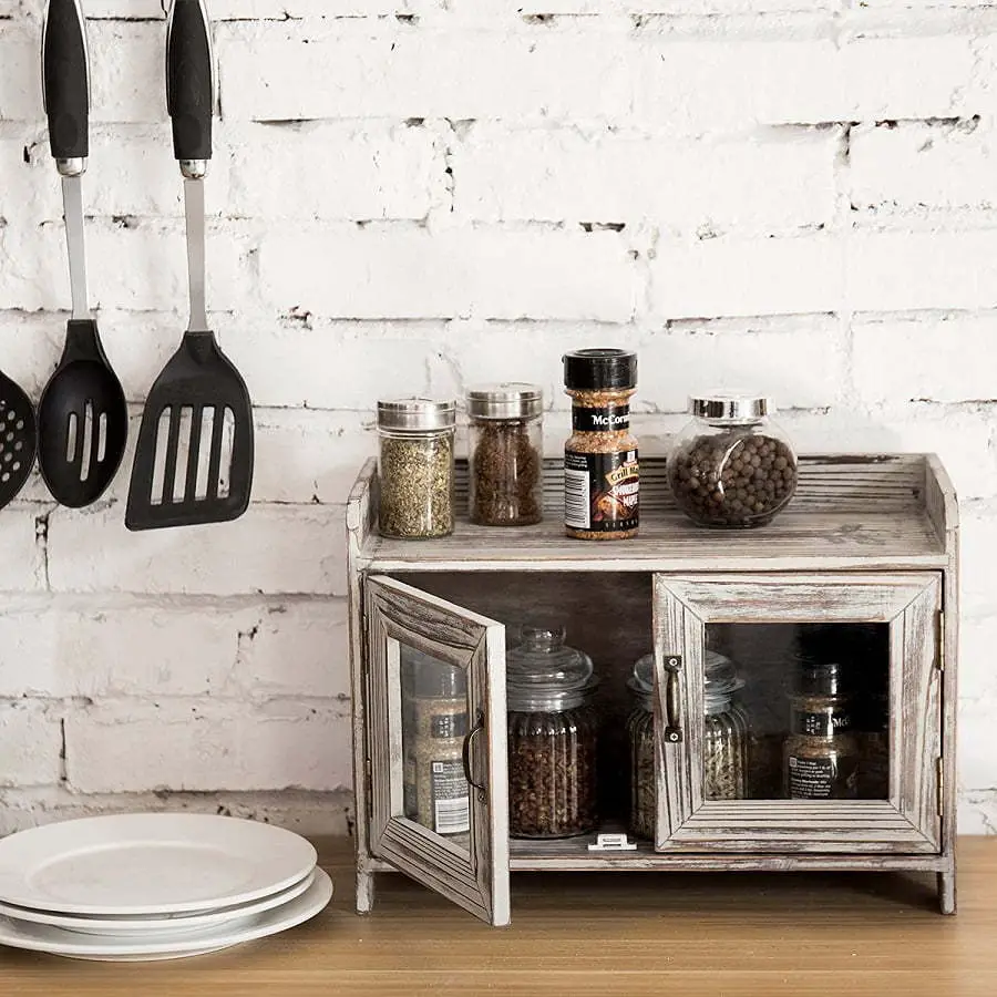rustic kitchen cabinet