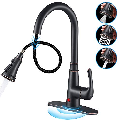 Cobbe Touchless Kitchen Faucet With Sprayer Motion