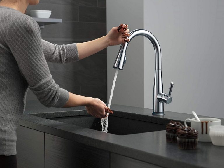 The Top 10 Best Smart Kitchen Faucets Of 2021   Delta Smart Faucet 768x576 