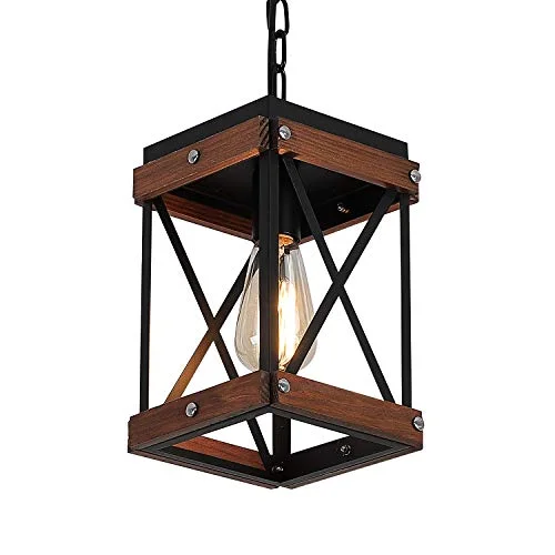 Fivess Lighting Rustic Farmhouse Pendant Light