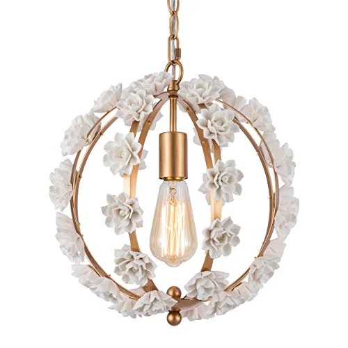 Flower Classic Chandelier Handmade Ceramics