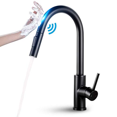 Hgn Touch Activated Kitchen Faucets With Pull Down