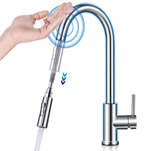 Touch Kitchen Faucets With Pull Down Sprayer,