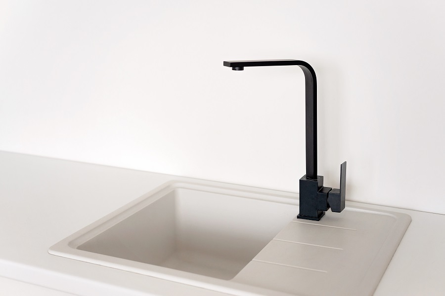 matte black faucet