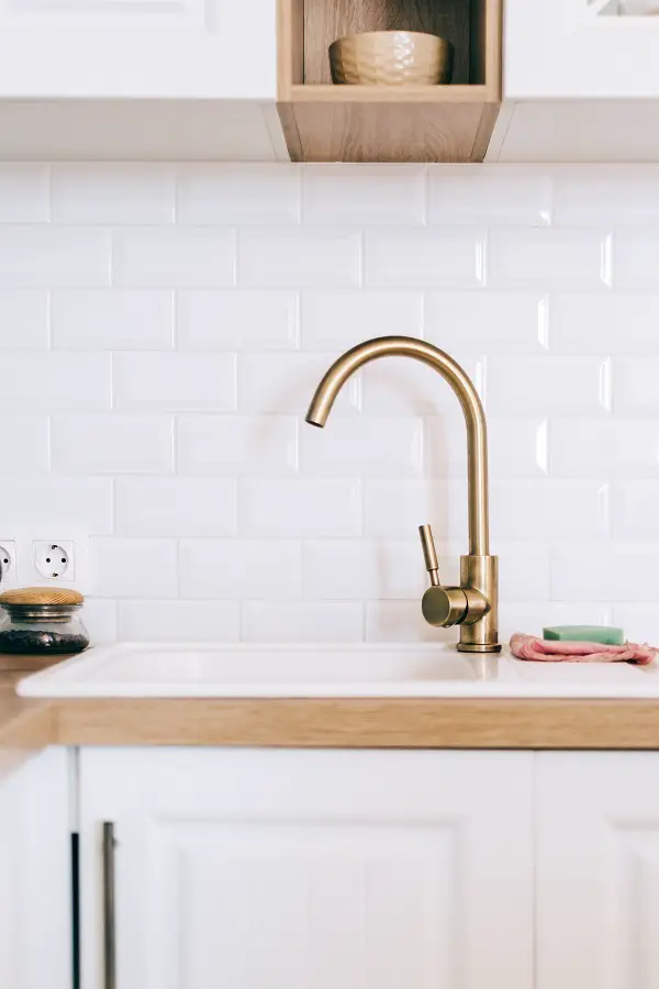bronze kitchen faucet