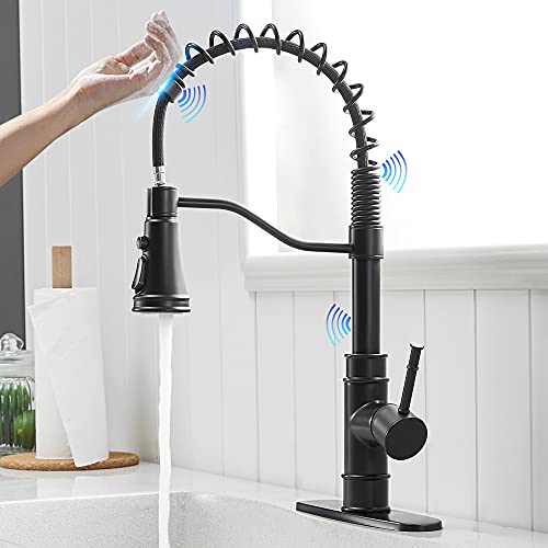 Touch On Kitchen Faucets With Pull Down Sprayer