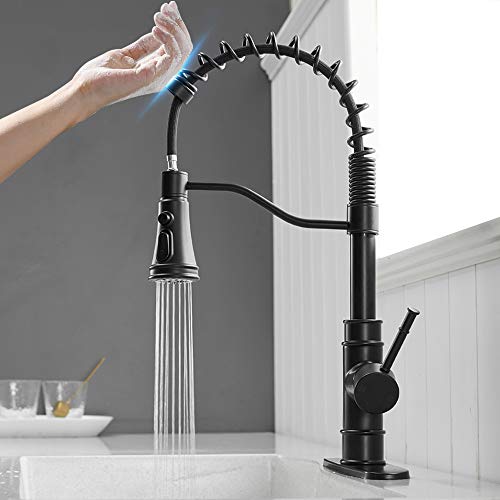 Touch On Kitchen Faucets With Pull Down Sprayer
