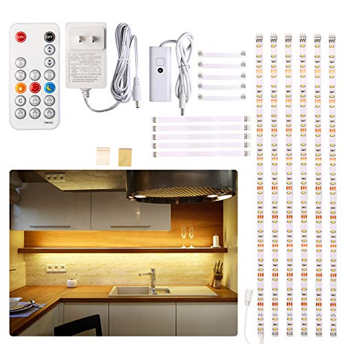 Under Cabinet Led Lighting Kit, 6 Pcs Led Strip