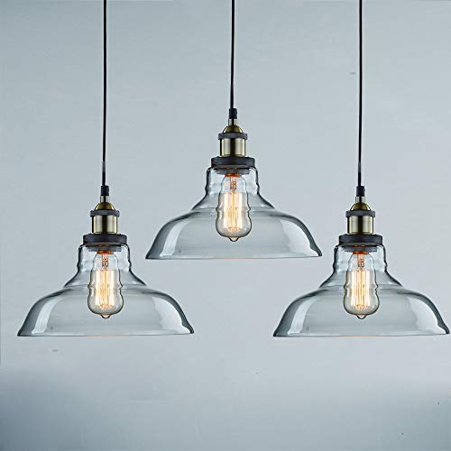 Claxy Ecopower Industrial Pendant Lighting Glass