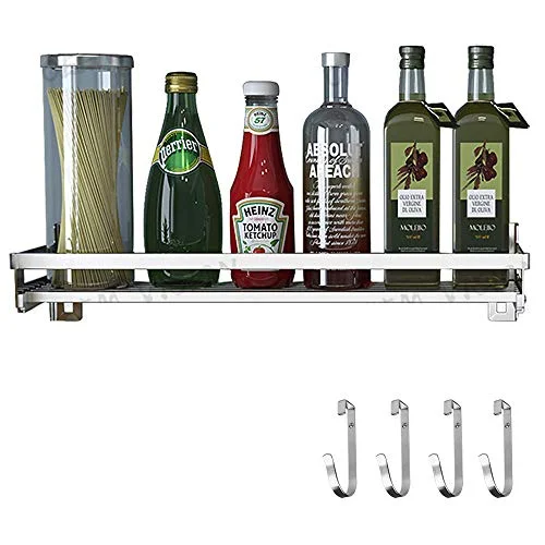 Eastore Life Spice Rack Organizer With 4 Hooks -