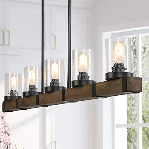 Farmhouse Chandeliers For Dining Room,5-lights