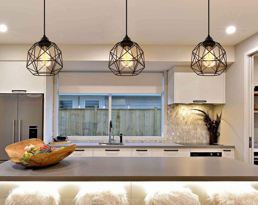 best pendant light for small kitchen island