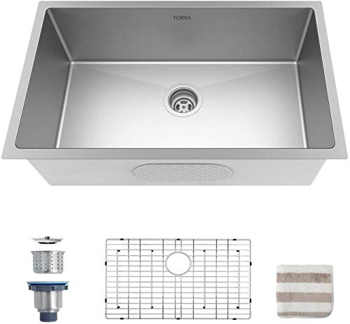 Torva 32-inch Undermount Kitchen Sink 16 Gauge