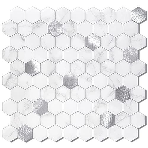 Benice Honeycomb Peel And Stick Backsplash,hexagon