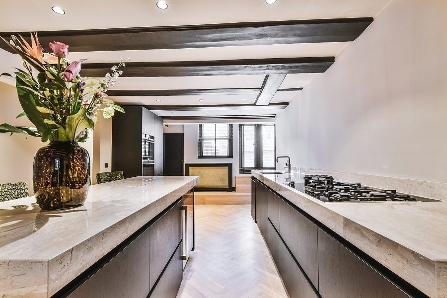 kitchen counters and island same height