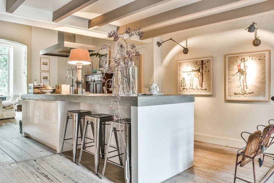 kitchen island with seating