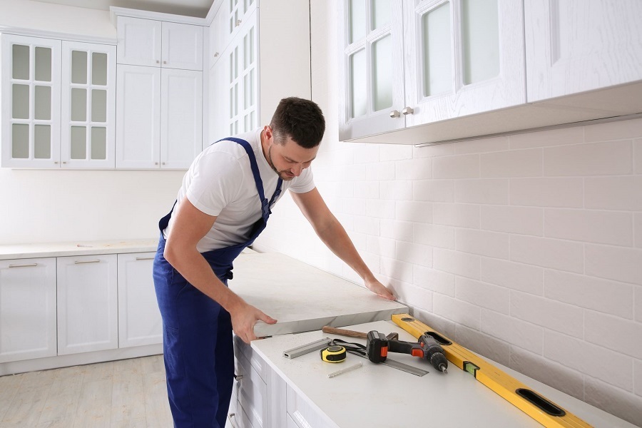 install countertop