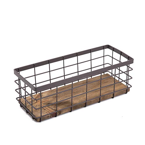 Tieyipin Small Metal Wire Storage Basket,