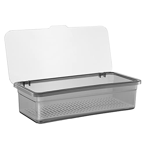 Topbathy Flatware Plastic Tray With Lid Kitchen