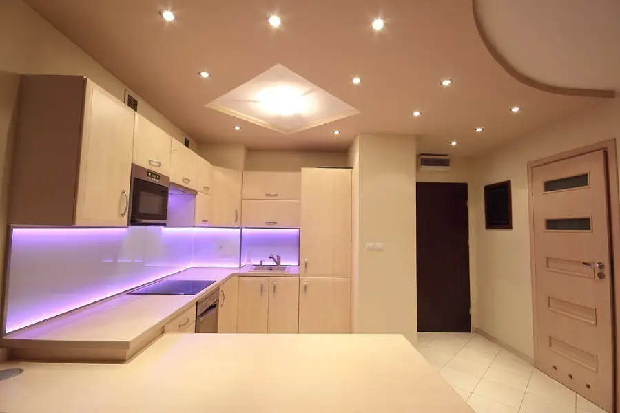 flush and semi-flush ambient kitchen lights