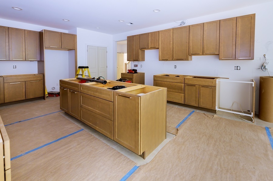 new kitchen cabinet installation