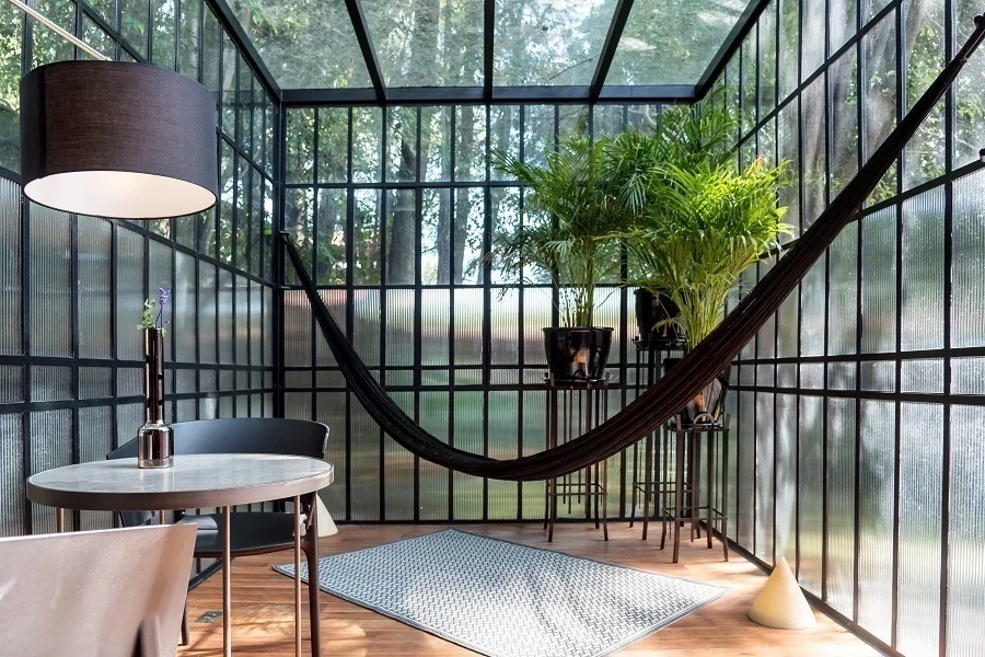 high-end sunroom