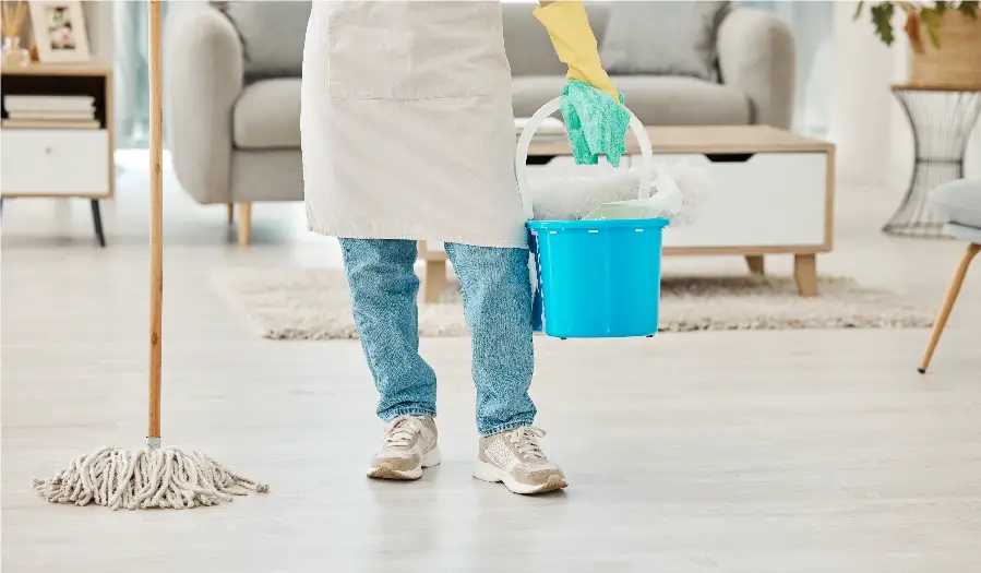 cleaning home equipment