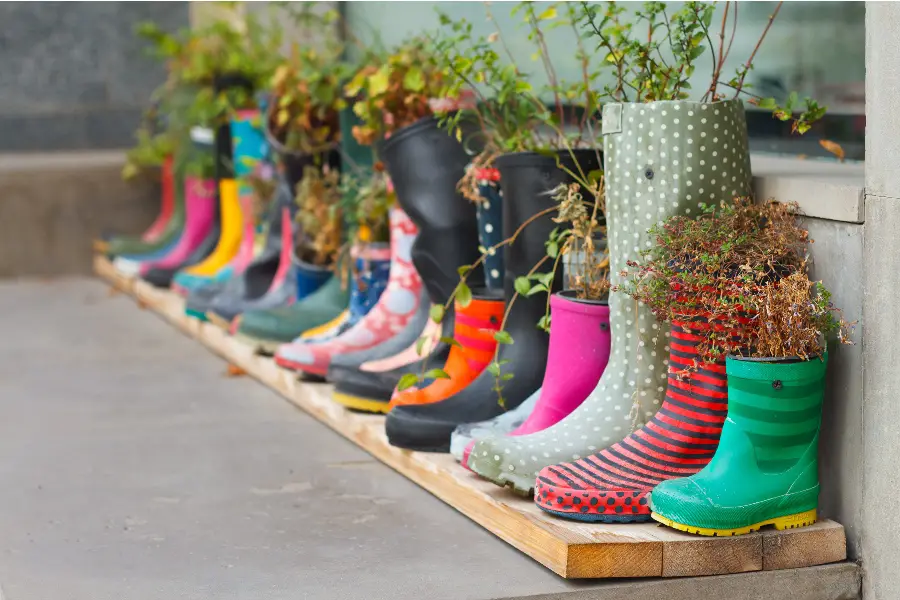boot planters