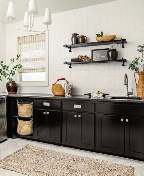 Modern Black Kitchen Cabinets black kitchen cabinets