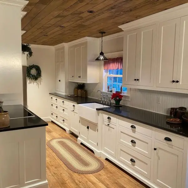 Quartz Counters That Resemble Soapstone black kitchen countertop