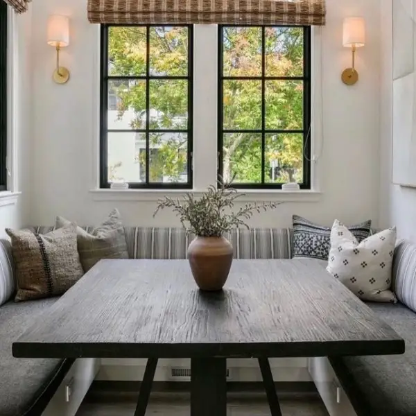 Lovely & Inviting Dining Nook kitchen window nook